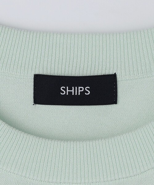 SHIPS(シップス)の「SHIPS: 〈手洗い可能〉14ゲージ TEXBRID(R) コットン ハイゲージ ニット(ニット/セーター・メンズ・ネイビー/ホワイト/ライトグリーン・SMALL/MEDIUM/LARGE/X-LARGE)」の17枚目の写真