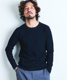 CTN FINE THERMAL KINITSAW C/N L/S:コットン ファイン サーマル ニットソー ロングスリーブ