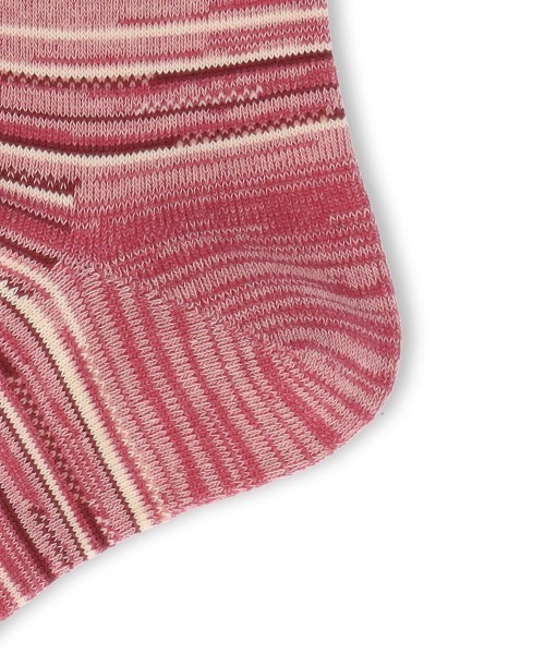 Calvin Klein（カルバン・クライン）の「Calvin Klein メンズ ランダムボーダー ミドルソックス 02542269（ソックス/靴下・メンズ・ブラック/グレー/ネイビー/レッド系その他・25-27CM）」の8枚目の写真