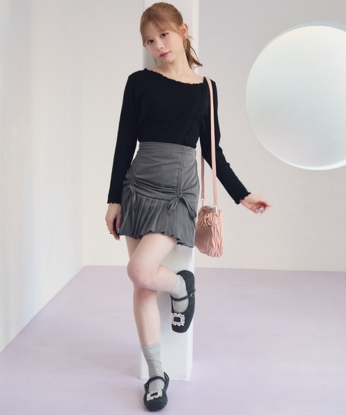 可愛いarchivio のトップス❣️ オフショルカットTOPS(M GRAY): トップス｜PMbox P&M