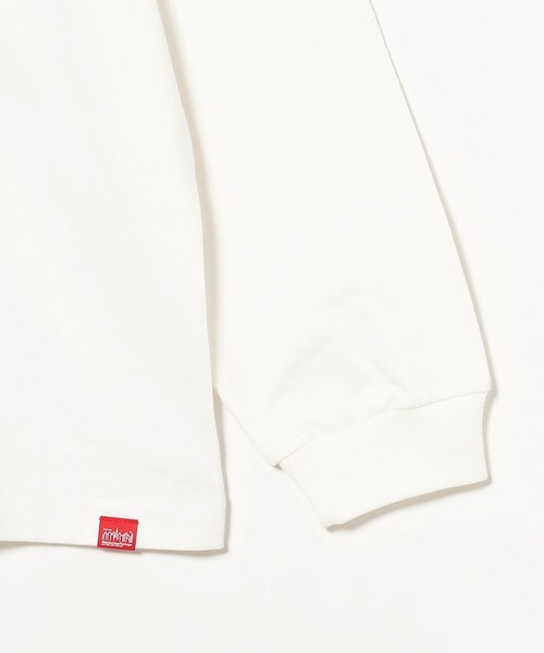 Manhattan Portage(マンハッタンポーテージ)の「Manhattan Portage / Long Sleeve Print T-Shirt(Tシャツ/カットソー・メンズ・ブラック/ホワイト・L/S/M/XL)」の13枚目の写真