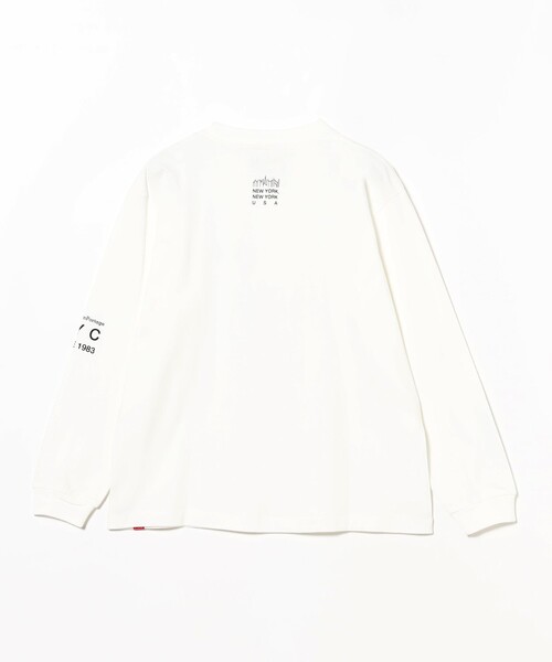 Manhattan Portage(マンハッタンポーテージ)の「Manhattan Portage / Long Sleeve Print T-Shirt(Tシャツ/カットソー・メンズ・ブラック/ホワイト・L/S/M/XL)」の15枚目の写真