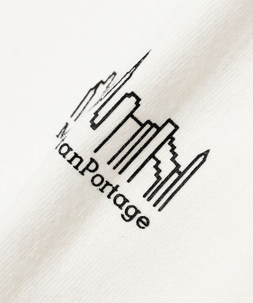 Manhattan Portage(マンハッタンポーテージ)の「Manhattan Portage / Long Sleeve Print T-Shirt(Tシャツ/カットソー・メンズ・ブラック/ホワイト・L/S/M/XL)」の16枚目の写真
