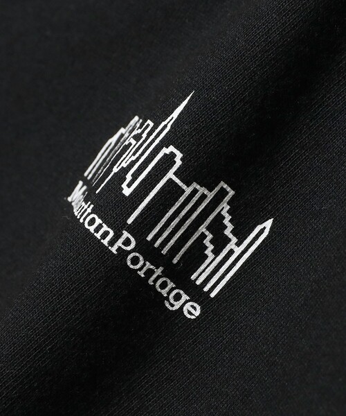 Manhattan Portage(マンハッタンポーテージ)の「Manhattan Portage / Long Sleeve Print T-Shirt(Tシャツ/カットソー・メンズ・ブラック/ホワイト・L/S/M/XL)」の20枚目の写真