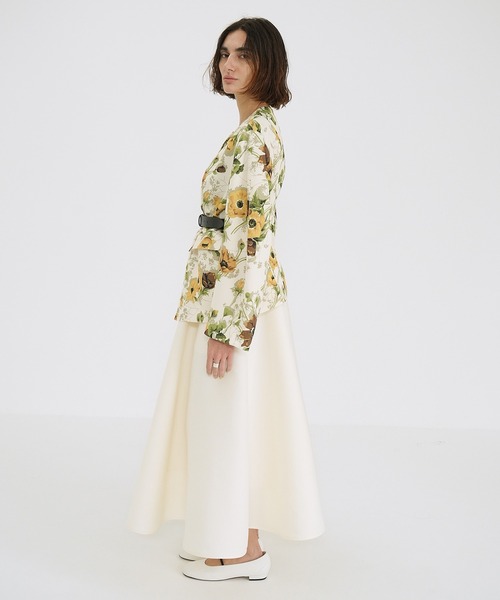 CLANE(クラネ)の「SCARF FLOWER RIBBON TOPS(その他トップス・レディース・アイボリー/ネイビー・1/2)」の7枚目の写真