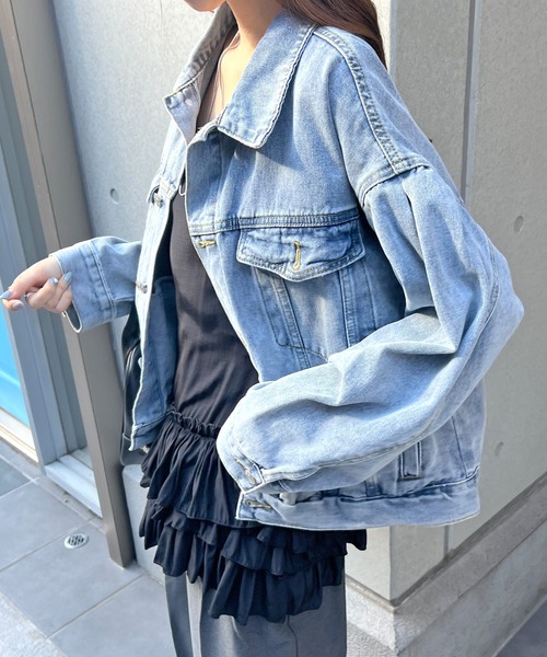 Futier land(フューティアランド)の「裾フリルキャミソール(キャミソール・レディース・ブラック/アイボリー/グレー/ホワイト/ブラック系その他・FREE)」の6枚目の写真