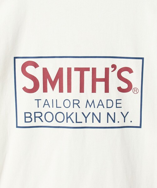 SMITH'S（スミス）の「SMITH’S（スミス）別注ロゴプリントポケットTシャツ（Tシャツ/カットソー・メンズ・ダークブラウン/ダークグリーン/ブラック/ホワイト・XL/L/M/S）」の22枚目の写真