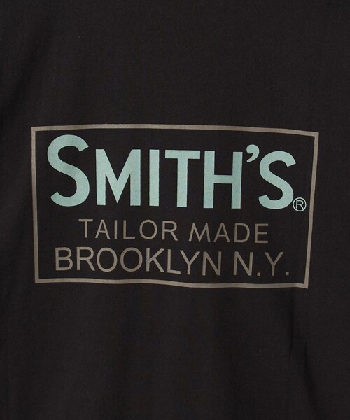 SMITH'S（スミス）の「SMITH’S（スミス）別注ロゴプリントポケットTシャツ（Tシャツ/カットソー・メンズ・ダークブラウン/ダークグリーン/ブラック/ホワイト・XL/L/M/S）」の17枚目の写真