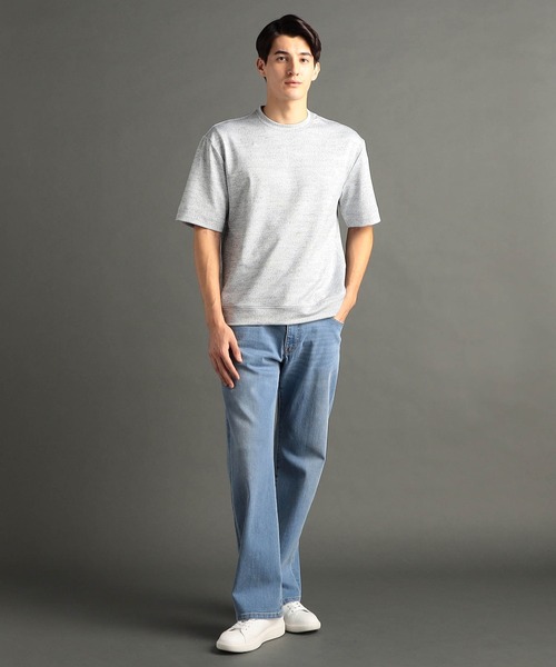 MONSIEUR NICOLE（ムッシュニコル）の「ストレッチデニム ワイドパンツ（デニムパンツ・メンズ・ホワイト/ライトブルー/インディゴブルー・LARGE/MEDIUM/SMALL）」の6枚目の写真