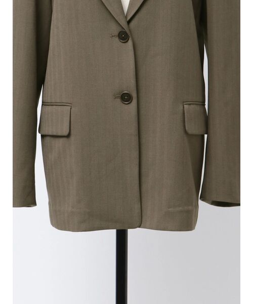 VEQUM（VEQUM）の「【VEQUM】OVER BOXY JACKET（テーラードジャケット・レディース・ベージュ/グレー・FREE）」の13枚目の写真