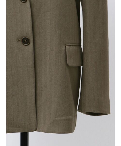 VEQUM（VEQUM）の「【VEQUM】OVER BOXY JACKET（テーラードジャケット・レディース・ベージュ/グレー・FREE）」の3枚目の写真