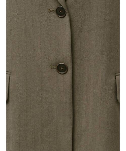 VEQUM（VEQUM）の「【VEQUM】OVER BOXY JACKET（テーラードジャケット・レディース・ベージュ/グレー・FREE）」の4枚目の写真