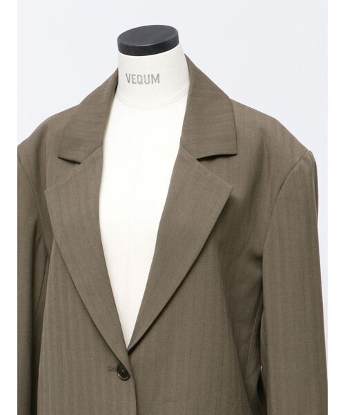 セール】【VEQUM】OVER BOXY JACKET（テーラードジャケット