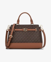 MICHAEL KORS | REED センタージップ ベルテッド サッチェル スモール - MKシグネチャー(ハンドバッグ)