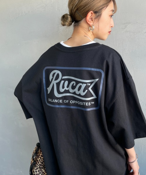 【RVCA】バックプリント ロゴ Tシャツ ★トレンドアイテム♪ RVCA】バックプリント ロゴ Tシャツ ☆トレンドアイテム♪ (RVCA