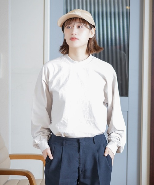 BEN DAVIS(ベンデイビス)の「【BEN DAVIS/ベンデイビス】【つば広・小顔効果】ワイドブリムキャップ UVカット対応 紫外線対策 刺繍ロゴ(キャップ・メンズ・ブラック/ベージュ・FREE)」の16枚目の写真