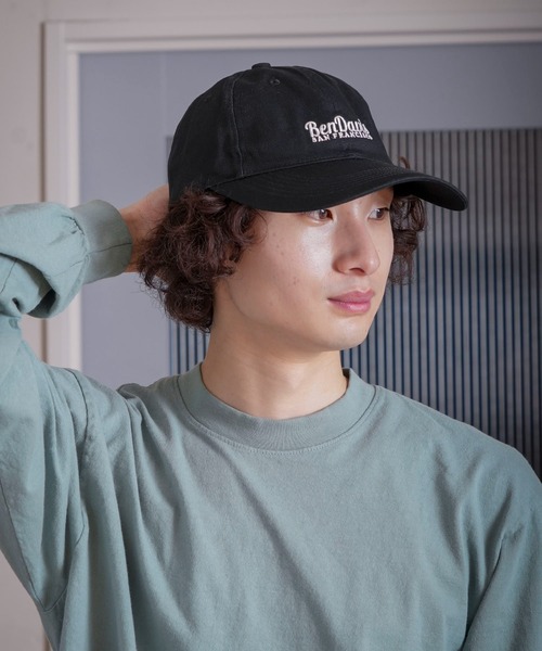 BEN DAVIS(ベンデイビス)の「【BEN DAVIS/ベンデイビス】【つば広・小顔効果】ワイドブリムキャップ UVカット対応 紫外線対策 刺繍ロゴ(キャップ・メンズ・ブラック/ベージュ・FREE)」の12枚目の写真