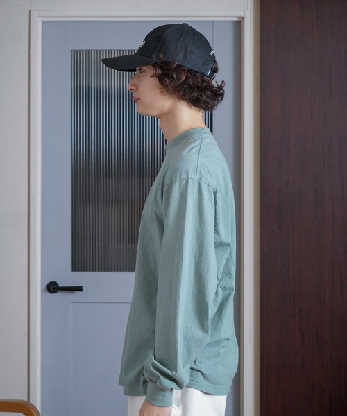 BEN DAVIS(ベンデイビス)の「【BEN DAVIS/ベンデイビス】【つば広・小顔効果】ワイドブリムキャップ UVカット対応 紫外線対策 刺繍ロゴ(キャップ・メンズ・ブラック/ベージュ・FREE)」の4枚目の写真