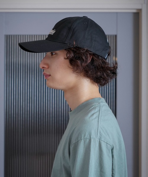 BEN DAVIS(ベンデイビス)の「【BEN DAVIS/ベンデイビス】【つば広・小顔効果】ワイドブリムキャップ UVカット対応 紫外線対策 刺繍ロゴ(キャップ・メンズ・ブラック/ベージュ・FREE)」の13枚目の写真