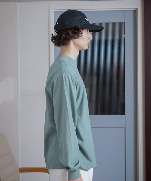 BEN DAVIS(ベンデイビス)の「【BEN DAVIS/ベンデイビス】【つば広・小顔効果】ワイドブリムキャップ UVカット対応 紫外線対策 刺繍ロゴ(キャップ・メンズ・ブラック/ベージュ・FREE)」の6枚目の写真