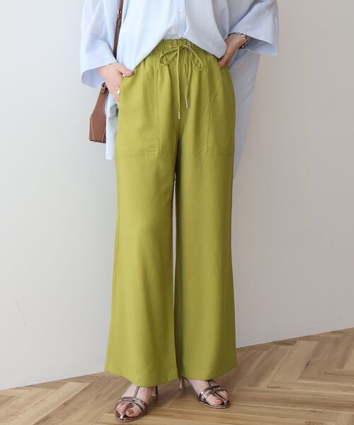 AMERICAN HOLIC(アメリカンホリック)の「接触冷感ベイカーリラックスパンツ(その他パンツ・レディース・ベージュ/ピンク/ブラック/ブルー系その他6/その他6・S/M/L)」の22枚目の写真