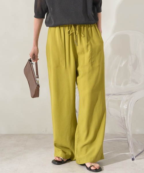 AMERICAN HOLIC(アメリカンホリック)の「接触冷感ベイカーリラックスパンツ(その他パンツ・レディース・ベージュ/ピンク/ブラック/ブルー系その他6/その他6・S/M/L)」の5枚目の写真