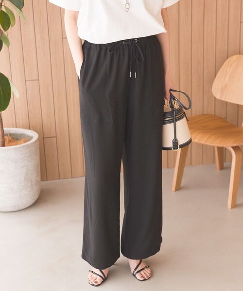 AMERICAN HOLIC(アメリカンホリック)の「接触冷感ベイカーリラックスパンツ(その他パンツ・レディース・ベージュ/ピンク/ブラック/ブルー系その他6/その他6・S/M/L)」の1枚目の写真