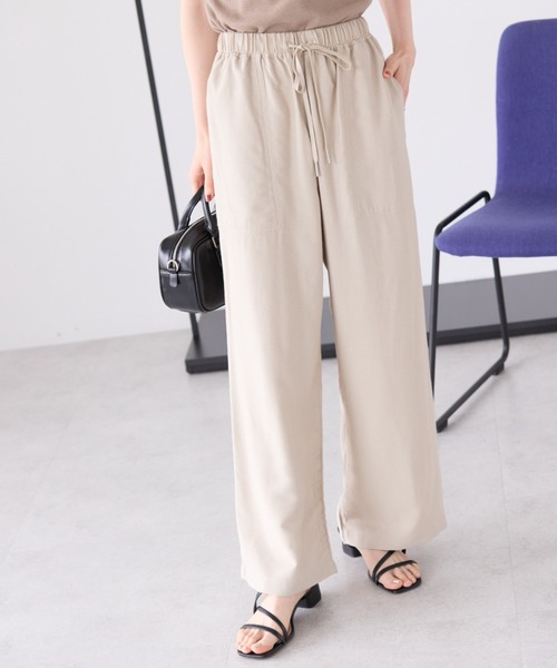 AMERICAN HOLIC(アメリカンホリック)の「接触冷感ベイカーリラックスパンツ(その他パンツ・レディース・ベージュ/ピンク/ブラック/ブルー系その他6/その他6・S/M/L)」の6枚目の写真