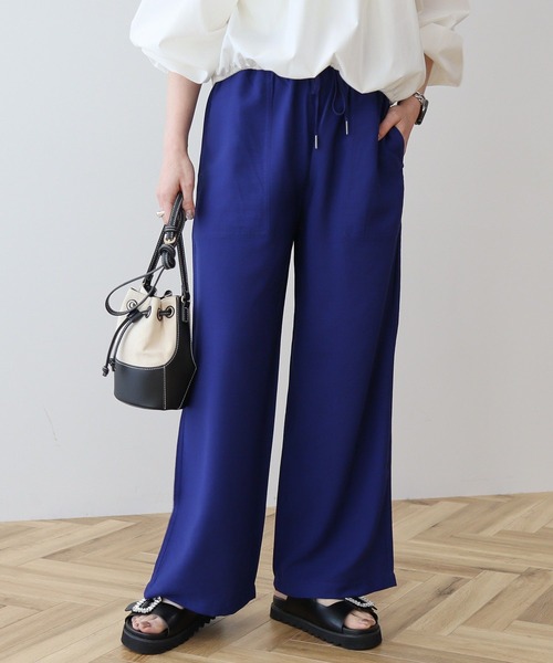 AMERICAN HOLIC(アメリカンホリック)の「接触冷感ベイカーリラックスパンツ(その他パンツ・レディース・ベージュ/ピンク/ブラック/ブルー系その他6/その他6・S/M/L)」の8枚目の写真