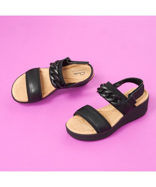 Clarks クラークス　サンダル UK4 23.0ブラック定価16500円 Amazon | [クラークス] サンダル ウレンリーイヴ レディース