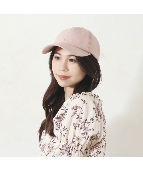 polka polka（ポルカポルカ）の「polka polka　ロングブリムキャップ　SDI（キャップ・レディース・アイボリー/ブラック/ベージュ・FREE）」の5枚目の写真