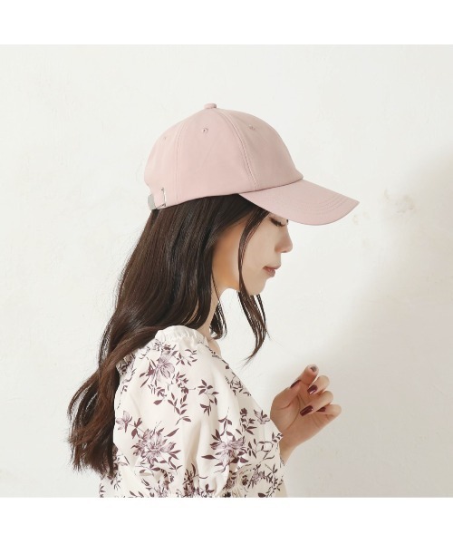 polka polka（ポルカポルカ）の「polka polka　ロングブリムキャップ　SDI（キャップ・レディース・アイボリー/ブラック/ベージュ・FREE）」の6枚目の写真