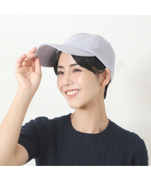 polka polka（ポルカポルカ）の「polka polka　ロングブリムキャップ　SDI（キャップ・レディース・アイボリー/ブラック/ベージュ・FREE）」の7枚目の写真