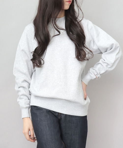 Goodwear（グッドウェア）の「USAコットン 裏毛（裏パイル） クルーネック スウェットトレーナー レギュラーシルエット（スウェット・メンズ・チャコール/グレー/ブラック/グレイッシュベージュ・M/L/XL）」の10枚目の写真