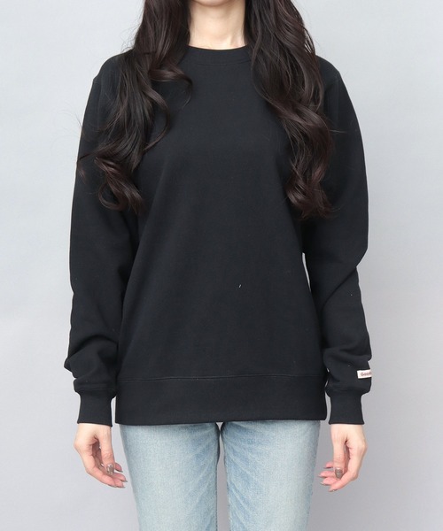 Goodwear（グッドウェア）の「USAコットン 裏毛（裏パイル） クルーネック スウェットトレーナー レギュラーシルエット（スウェット・メンズ・チャコール/グレー/ブラック/グレイッシュベージュ・M/L/XL）」の13枚目の写真