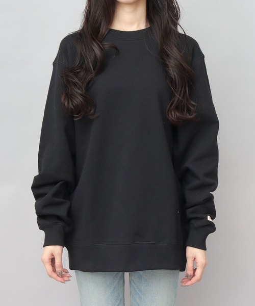 Goodwear（グッドウェア）の「USAコットン 裏毛（裏パイル） クルーネック スウェットトレーナー レギュラーシルエット（スウェット・メンズ・チャコール/グレー/ブラック/グレイッシュベージュ・M/L/XL）」の17枚目の写真