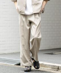 SENSE OF PLACE by URBAN RESEARCH | 『セットアップ対応』『接触冷感/吸水速乾/イージーケア』リネンライクワイドスラックス(その他パンツ)