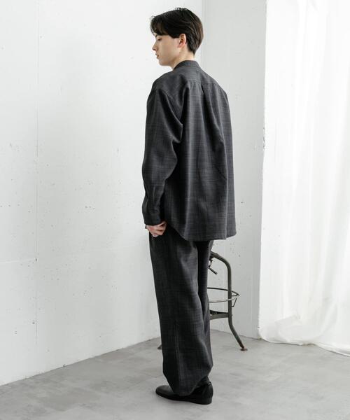 SENSE OF PLACE by URBAN RESEARCH（センスオブプレイスバイアーバンリサーチ）の「『セットアップ対応』『接触冷感/吸水速乾/イージーケア』リネンライクワイドスラックス（その他パンツ・メンズ・ライトベージュ/ブラック/ブラウン・SMALL/MEDIUM/LARGE）」の10枚目の写真