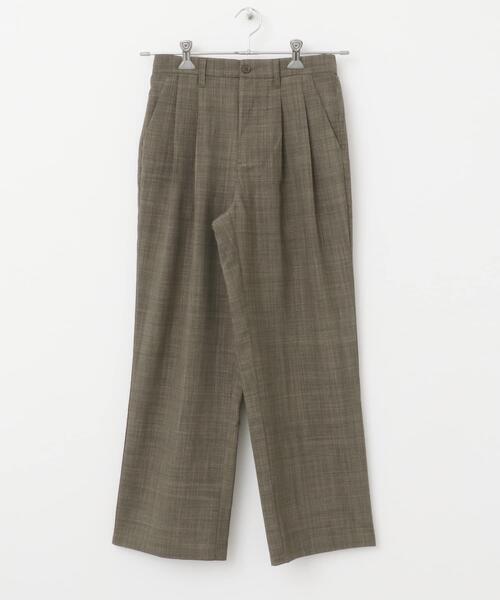 SENSE OF PLACE by URBAN RESEARCH（センスオブプレイスバイアーバンリサーチ）の「『セットアップ対応』『接触冷感/吸水速乾/イージーケア』リネンライクワイドスラックス（その他パンツ・メンズ・ライトベージュ/ブラック/ブラウン・SMALL/MEDIUM/LARGE）」の21枚目の写真