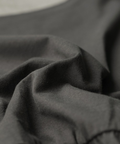 reca（レカ）の「フレンチ袖フリルプルオーバー（Tシャツ/カットソー・レディース・コーラル/チャコールグレー/アイボリー/ブラック・M）」の16枚目の写真