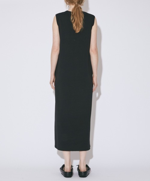 beautiful people(ビューティフルピープル)の「beautiful people suvin compact jersey tank-top dress 1515304045(ドレス・レディース・グレー/ブラック・36)」の3枚目の写真