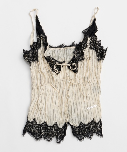 ワッシャーレースキャミトップス / Washer Lace Cami Tops