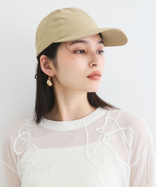 VIS（ビス）の「【遮熱・UVCUT】かぶるだけでマイナス14℃！シルバーコーティングキャップ（キャップ・レディース・ブラック/ベージュ・FREE）」の15枚目の写真