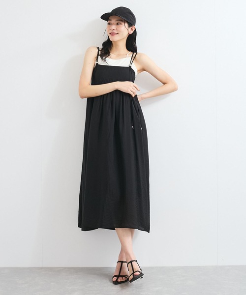 VIS（ビス）の「【遮熱・UVCUT】かぶるだけでマイナス14℃！シルバーコーティングキャップ（キャップ・レディース・ブラック/ベージュ・FREE）」の10枚目の写真