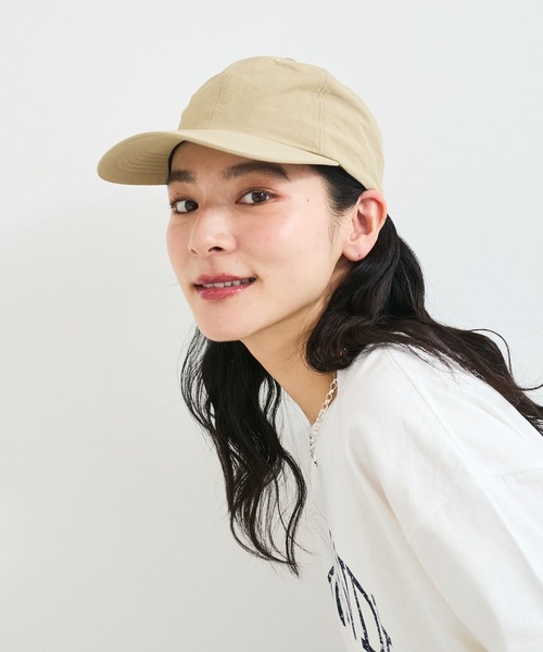 VIS（ビス）の「【遮熱・UVCUT】かぶるだけでマイナス14℃！シルバーコーティングキャップ（キャップ・レディース・ブラック/ベージュ・FREE）」の17枚目の写真