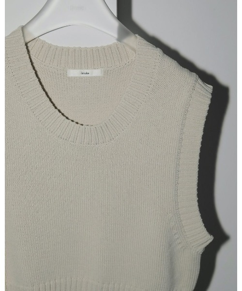 セール】anuke Mix Knit Vest 62510513（ベスト）｜anuke