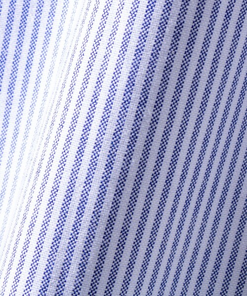 GLOSTER（グロスター）の「【GLOSTER】Messageシャツ オックスフォードシャツ レギュラーカラー（無地/ストライプ）（シャツ/ブラウス・メンズ・ホワイト/ブルー系その他7/ブラック系その他3・S/M/L）」の10枚目の写真