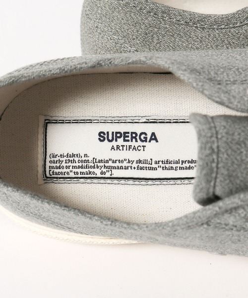 SUPERGA（スペルガ）の「SUPERGA/スペルガ SALT PEPPER スニーカー 夏服（スニーカー・メンズ・ベージュ/グレー・44/41/42/43）」の13枚目の写真