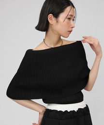 BABYLONE | オフショルリブプルオーバー(Tシャツ/カットソー)