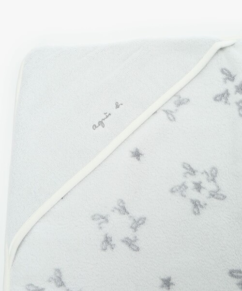 agnes b.（アニエスベー）の「ベビー おくるみ（おくるみ・キッズ・グレー系その他・FREE）」の4枚目の写真